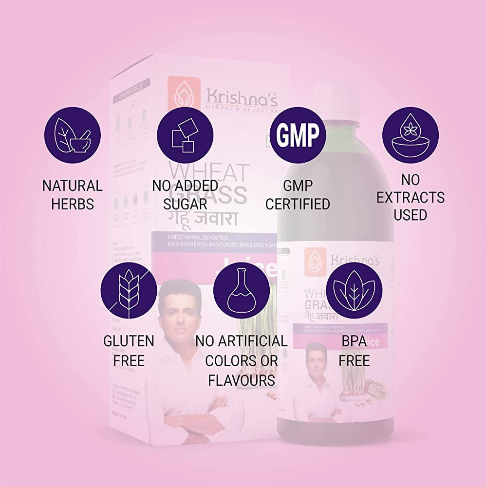 Krishna's Herbal & Ayurveda Wheatgrass Juice