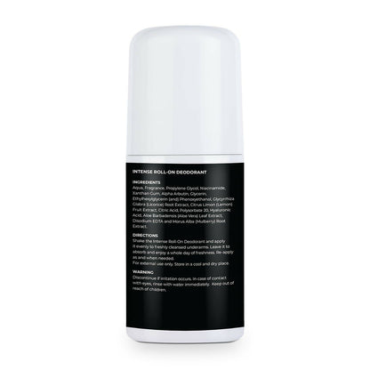 Bella Vita Intense Natural Underarm Roll On Deodorant for Men