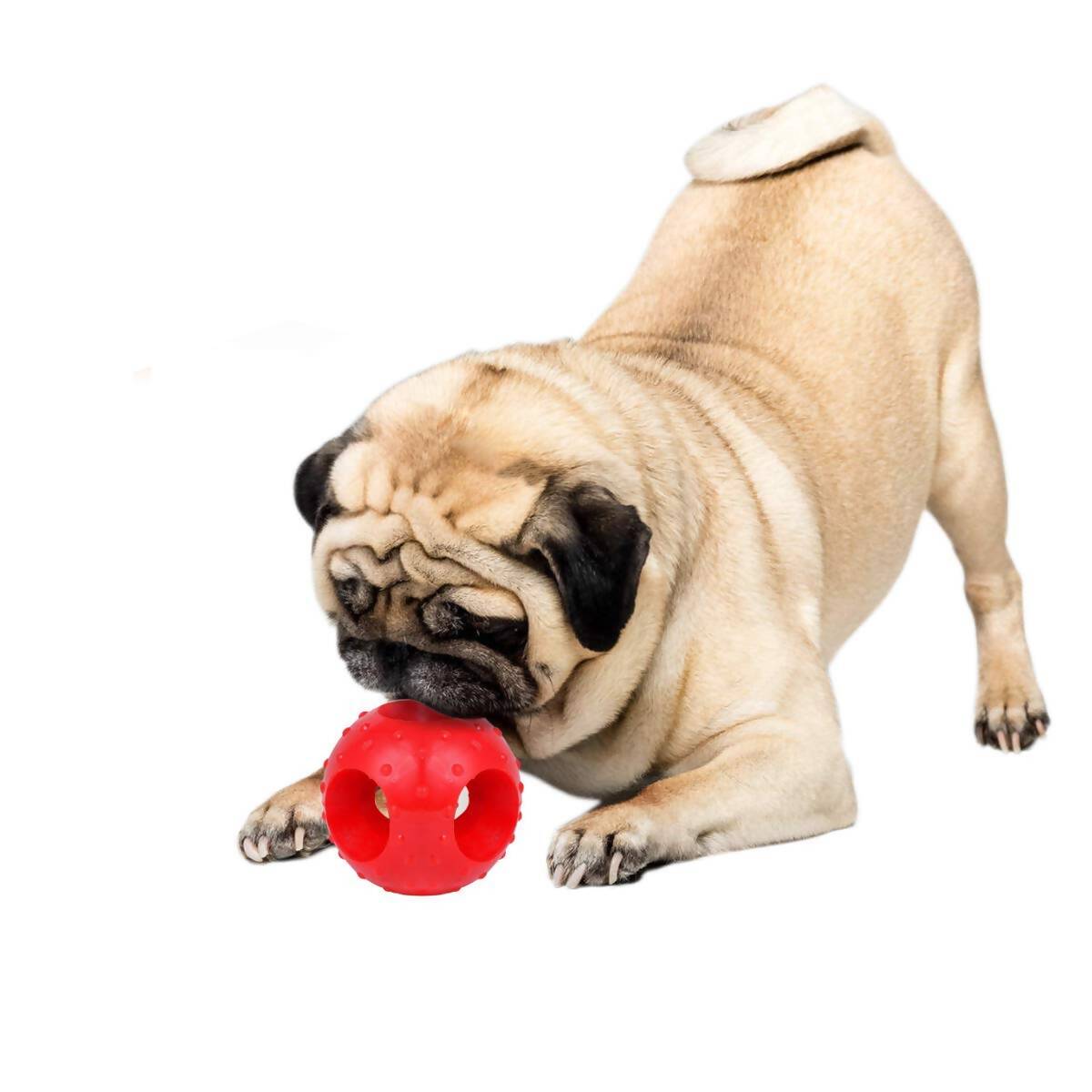 Goofy Tails Dog Ball Dog Toys - Red (Large)