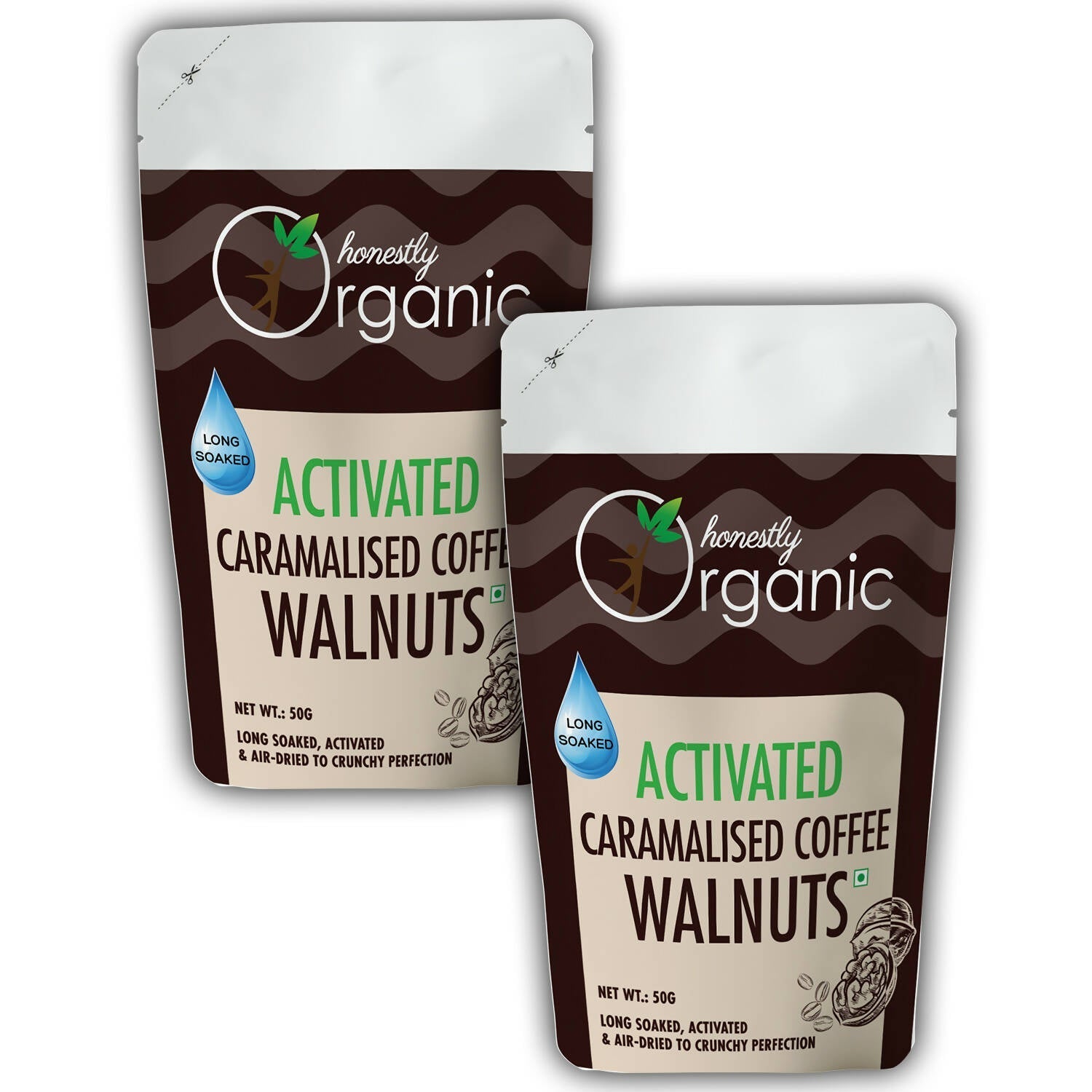D-Alive Honestly Organic Activated Caramelised Coffee Walnuts - Drmedicart