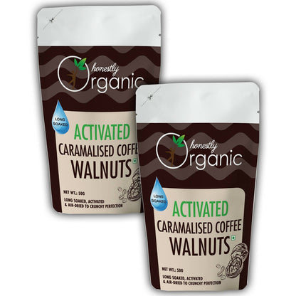 D-Alive Honestly Organic Activated Caramelised Coffee Walnuts - Drmedicart