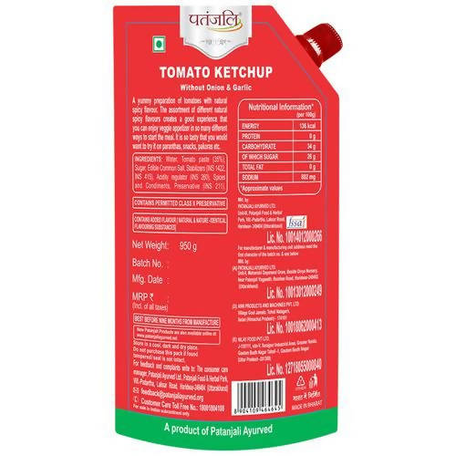 Patanjali Tomato Ketchup without Onion and Garlic