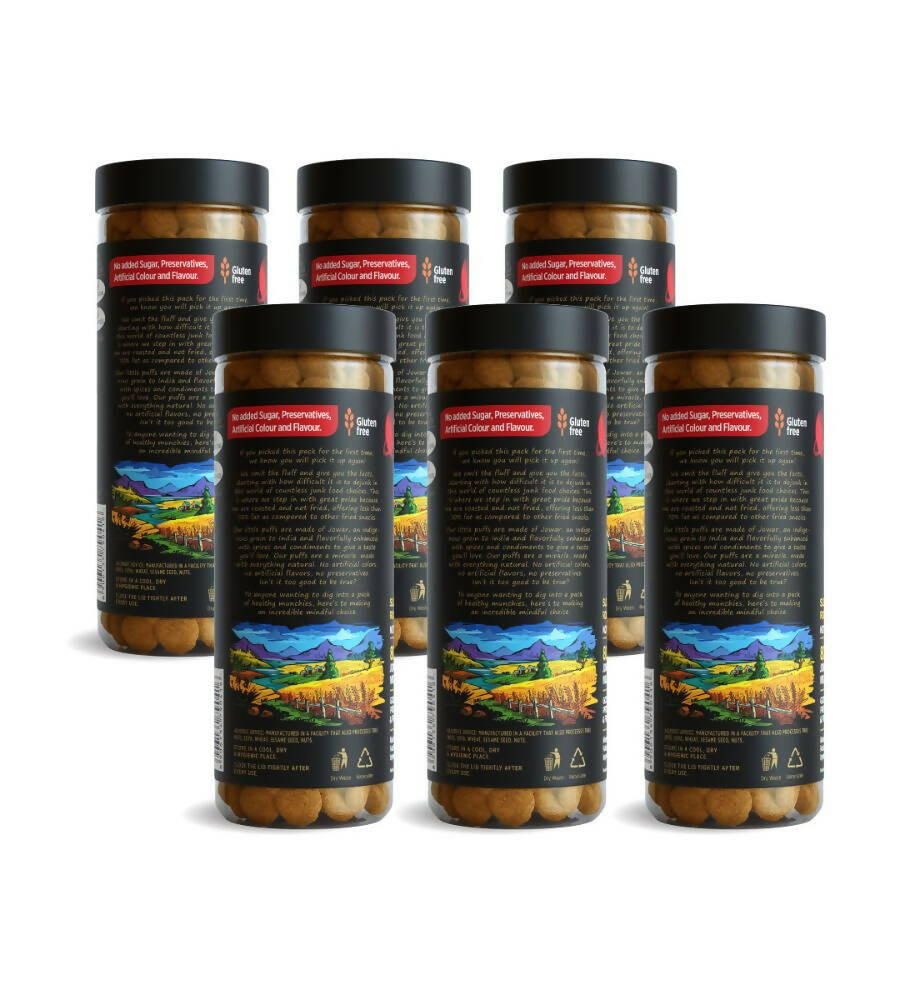 Eatopia Superfoods Jowar Puffs - Yummy Indian Masala