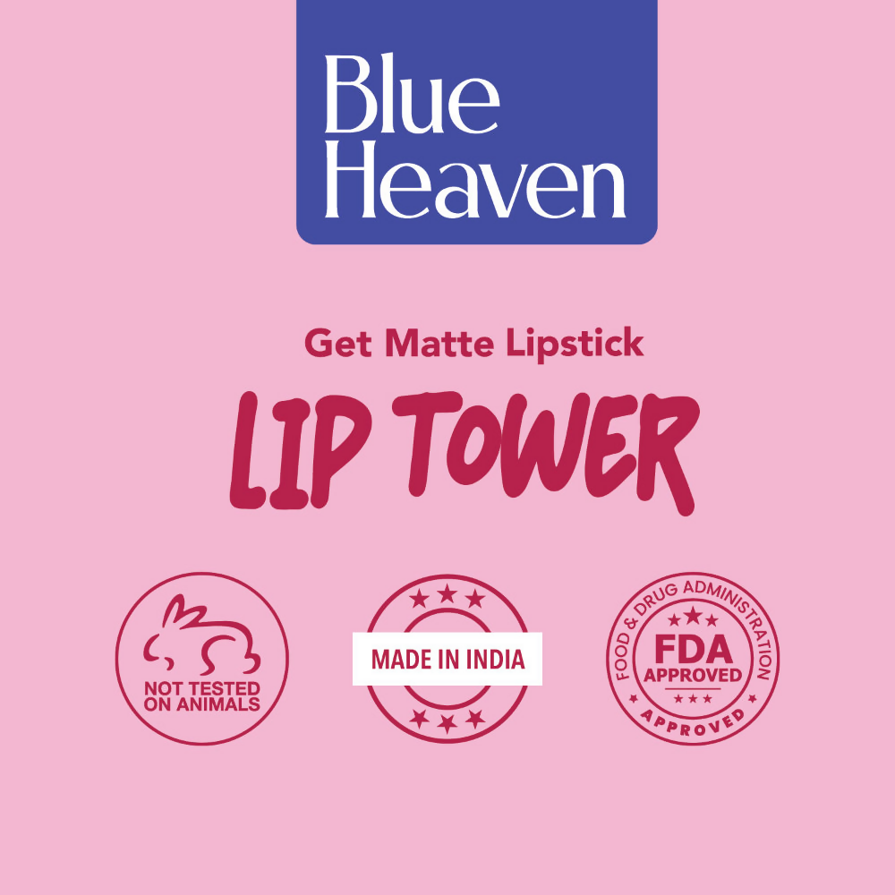 Blue Heaven Get Matte Lip Tower 4 - In - 1 Stackable Lipstick