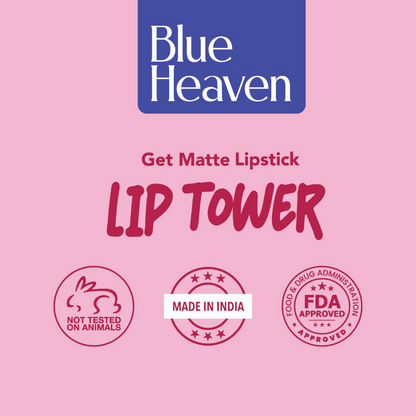 Blue Heaven Get Matte Lip Tower 4 - In - 1 Stackable Lipstick