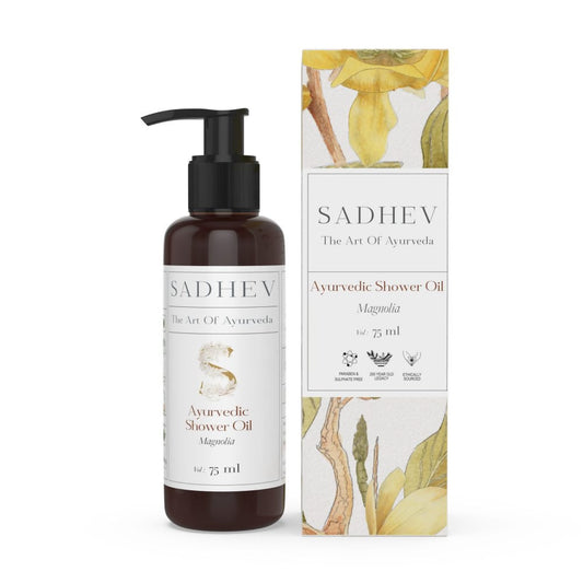 Buy Sadhev Ayurvedic Magnolia Shower Oil from DrMediCart, Ship from India to USA