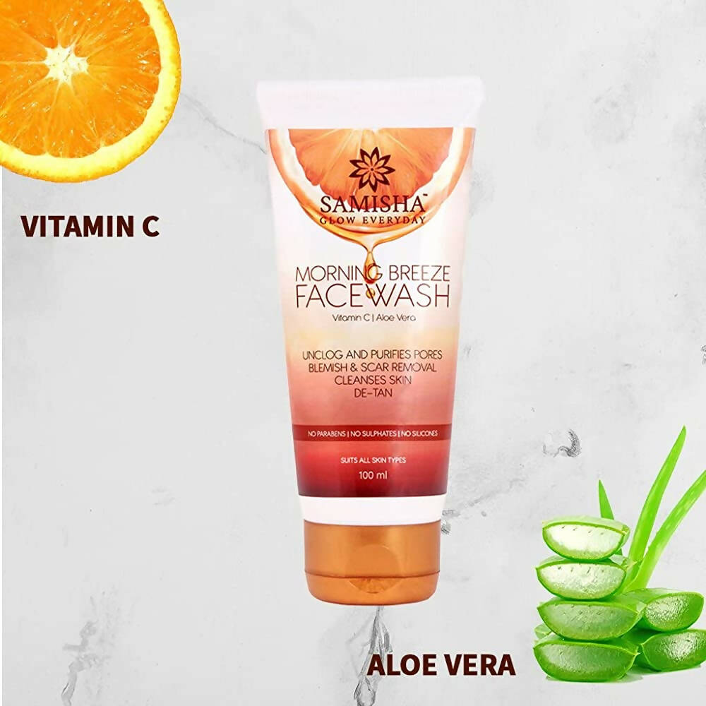 Samisha Organic Morning Breeze Face Wash - DrMediCart