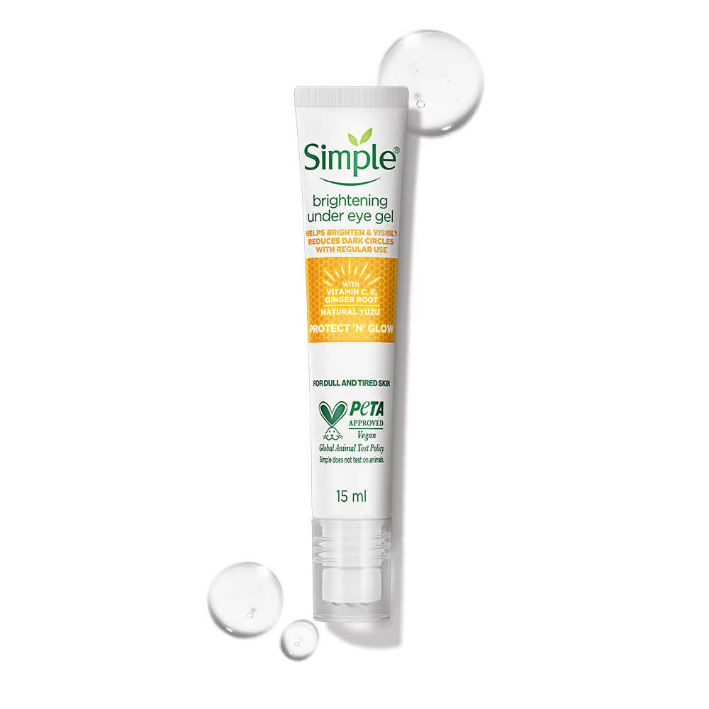 Buy Simple Protect N Glow Vitamin C Brightening Under Eye Gel from DrMediCart, Ship from India to USA