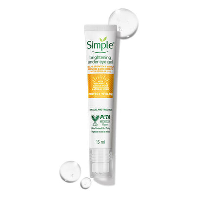 Buy Simple Protect N Glow Vitamin C Brightening Under Eye Gel from DrMediCart, Ship from India to USA
