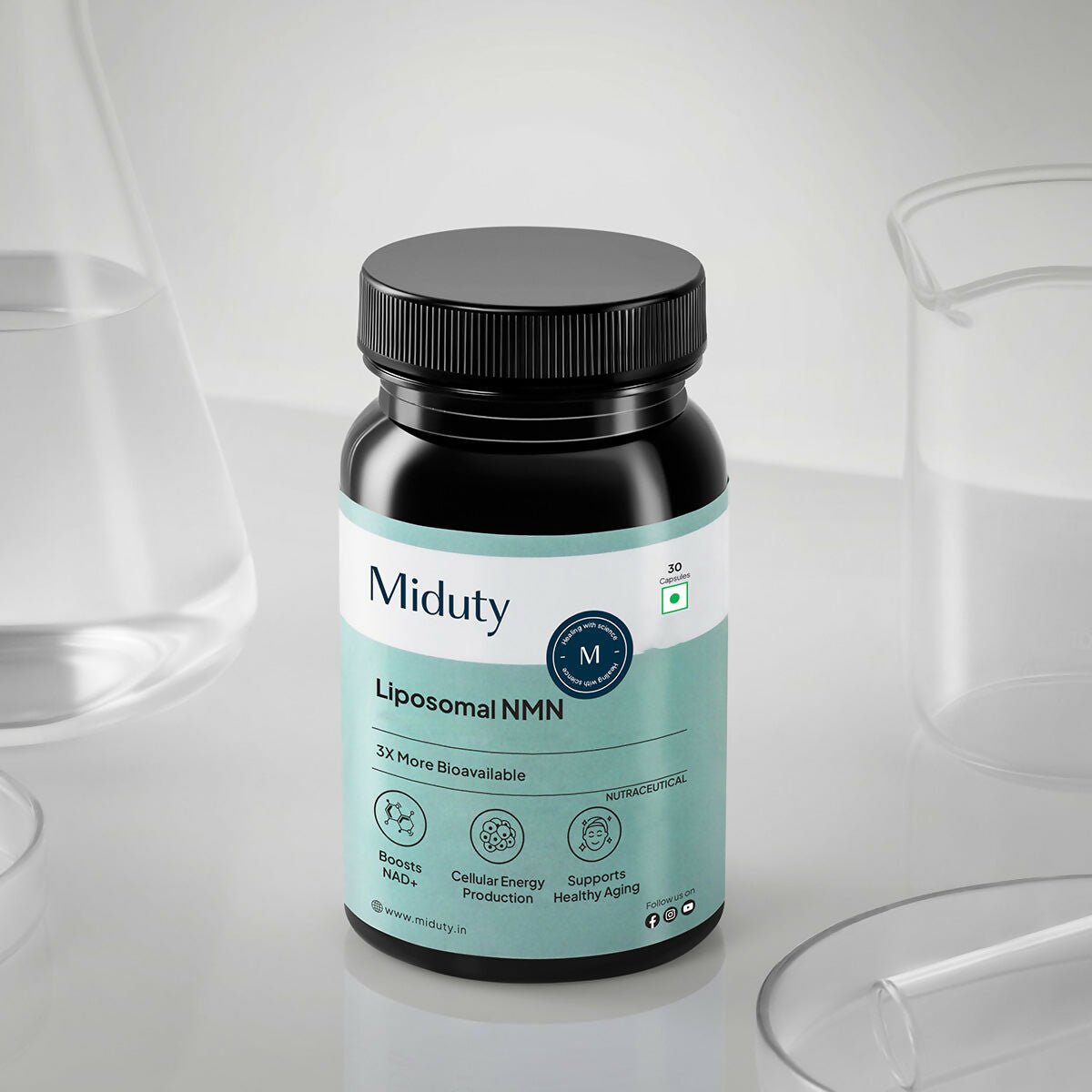 Miduty by Palak Notes Liposomal NMN Capsules