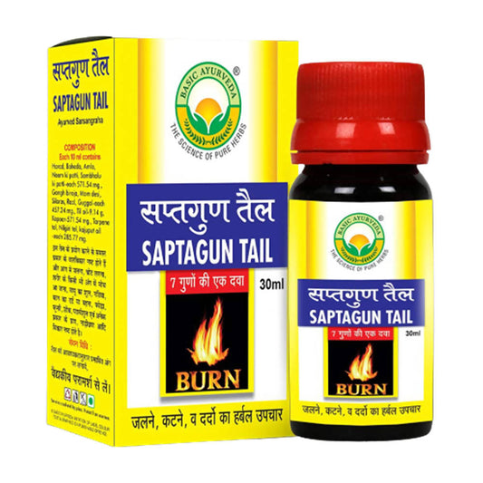 Buy Basic Ayurveda Saptagun Tail from DrMediCart, Ship from India to USA