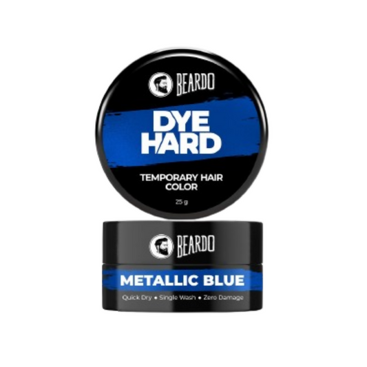 Beardo Dye Hard Temporary Hair Color Metallic Blue