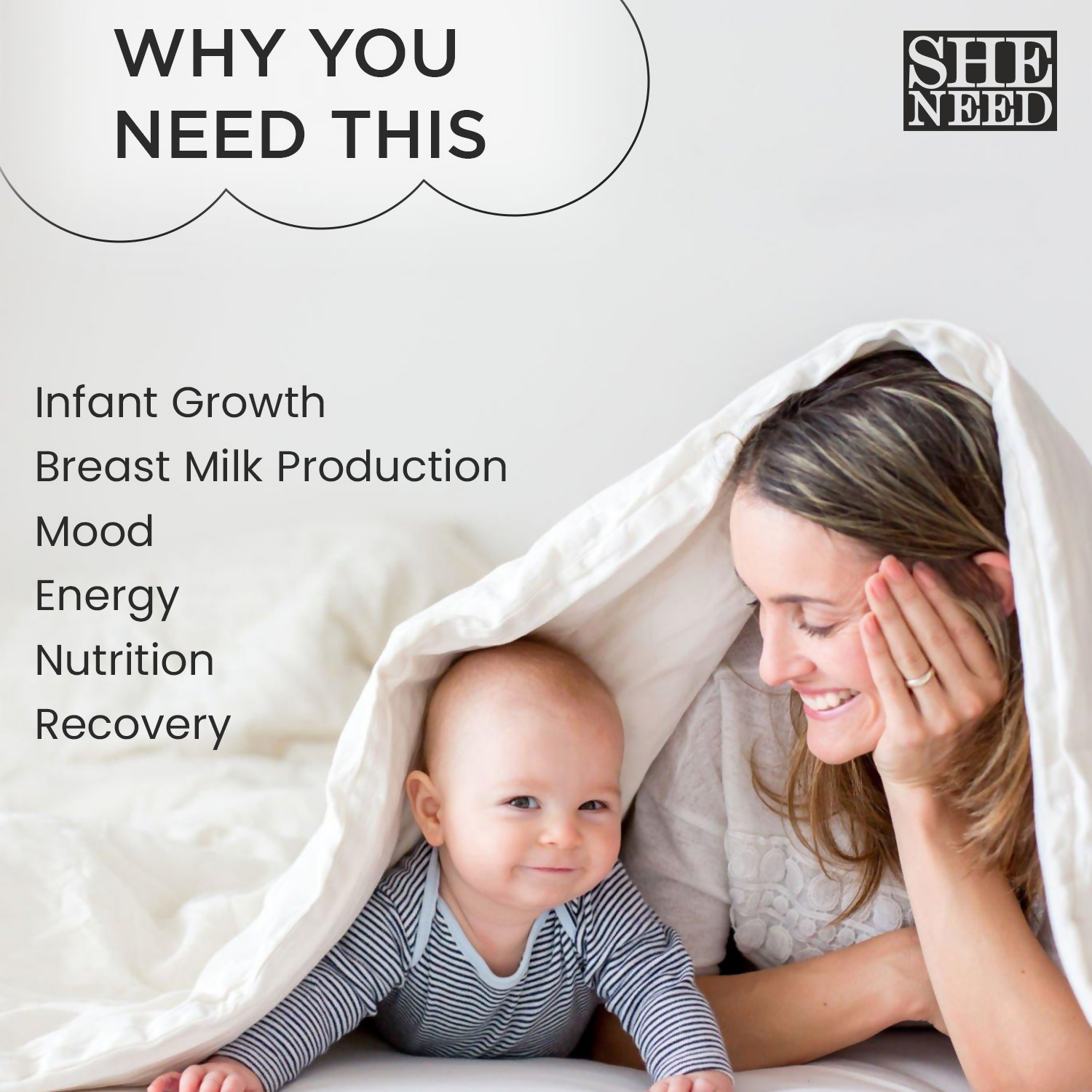 SheNeed Postnatal Vitamins Supports Recovery Capsules