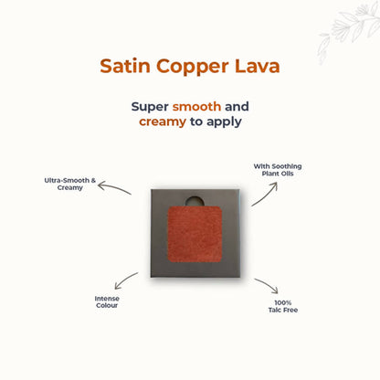 Disguise Satin Smooth Eyeshadow Squares - Satin Copper Lava 205