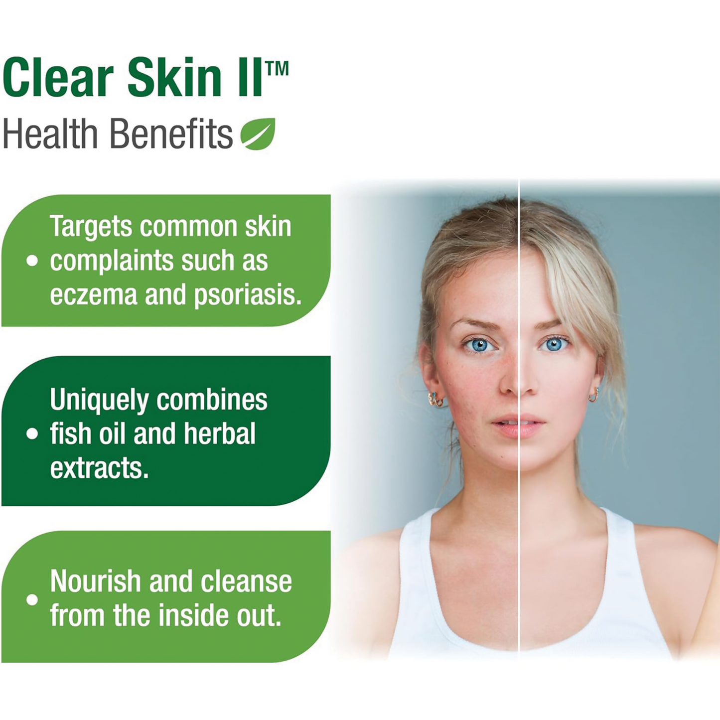 The Ayur House Clear Skin II Capsules