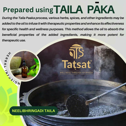 Buy Tatsat Neelibhringadi Classical Ayurvedic Hair Oil For Lush Black Hair from DrMediCart, Ship from India to USA