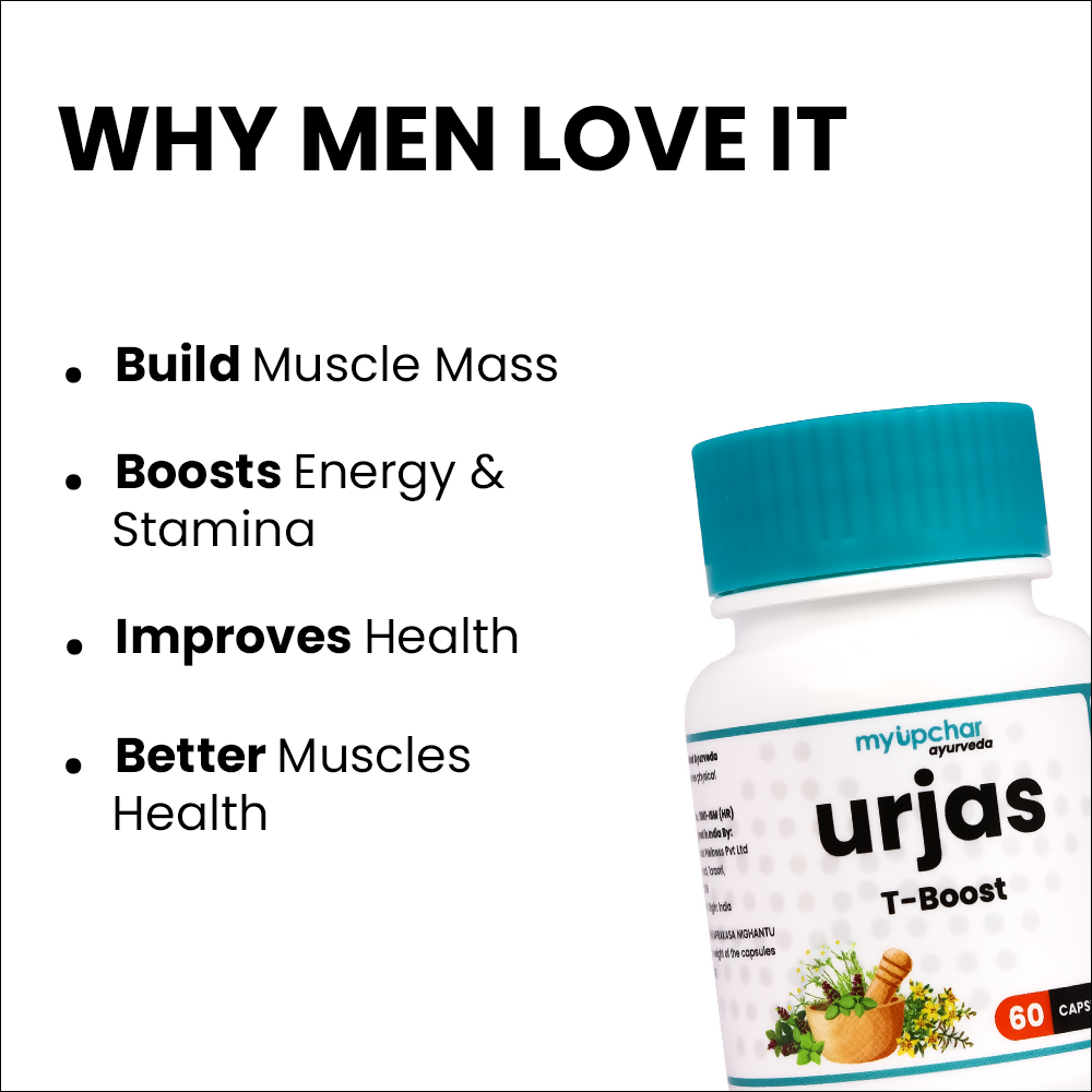 myUpchar Ayurveda Urjas T-Boost Capsules