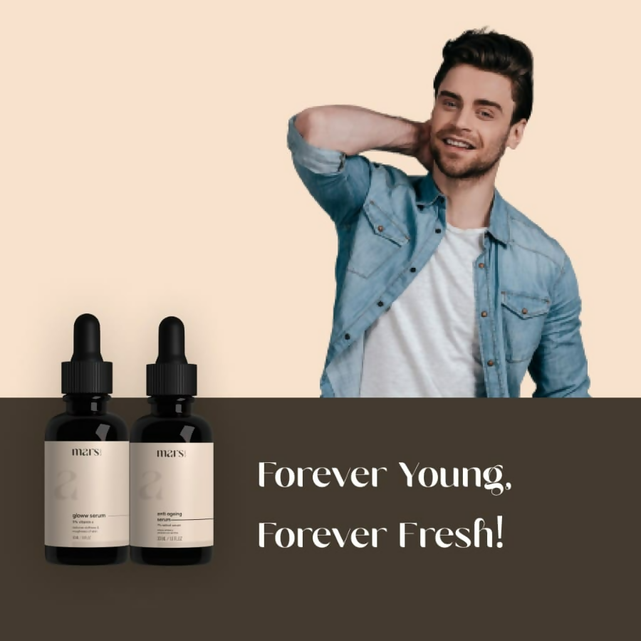 Mars By GHC Forever young kit (Gloww skin serum, Anti Ageing Serum)