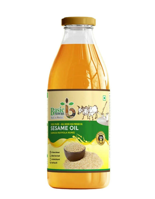 BasicBrowns Bull Driven Sesame Oil