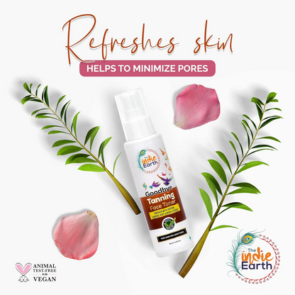 The Indie Earth Goodbye Tanning (Skin Brightening) Face Toner