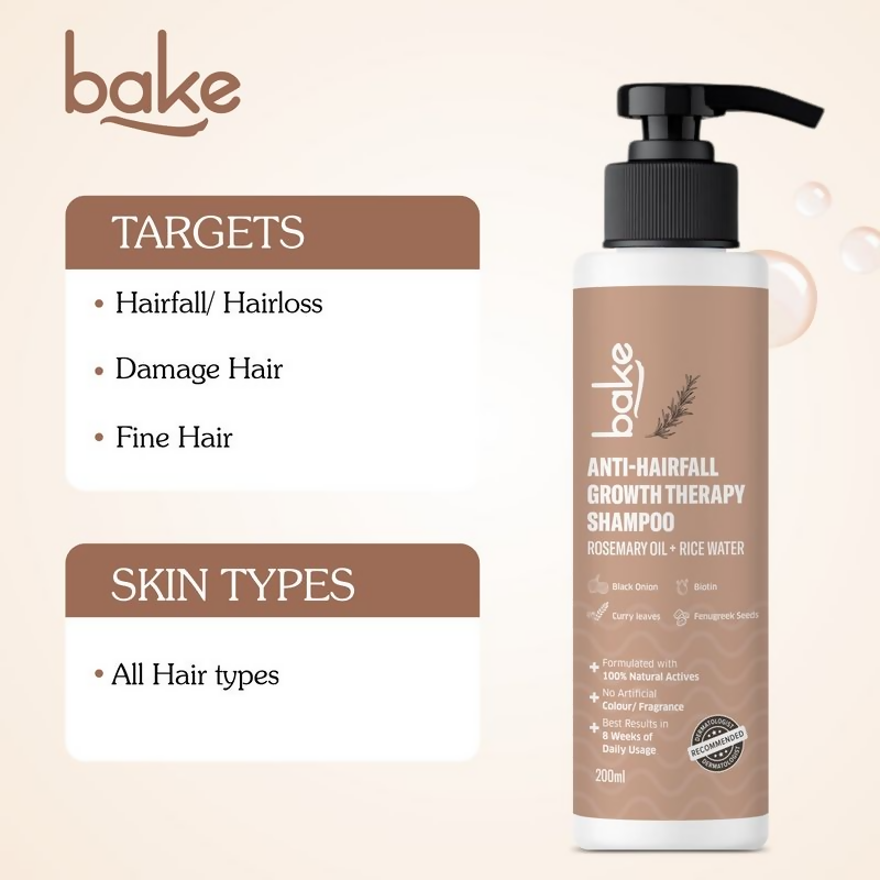 Bake Rosemary Anti Hair Fall Shampoo For Hair Fall Control & Hair Growth