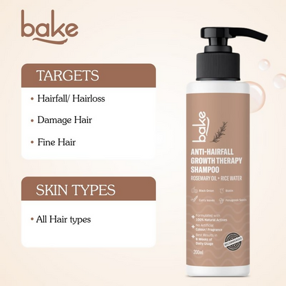Bake Rosemary Anti Hair Fall Shampoo For Hair Fall Control & Hair Growth