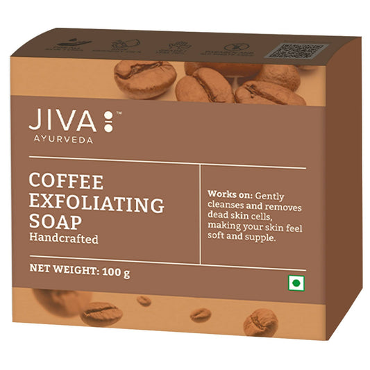 Buy Jiva Ayurveda Coffee Exfoliating Soap from DrMediCart, Ship from India to USA