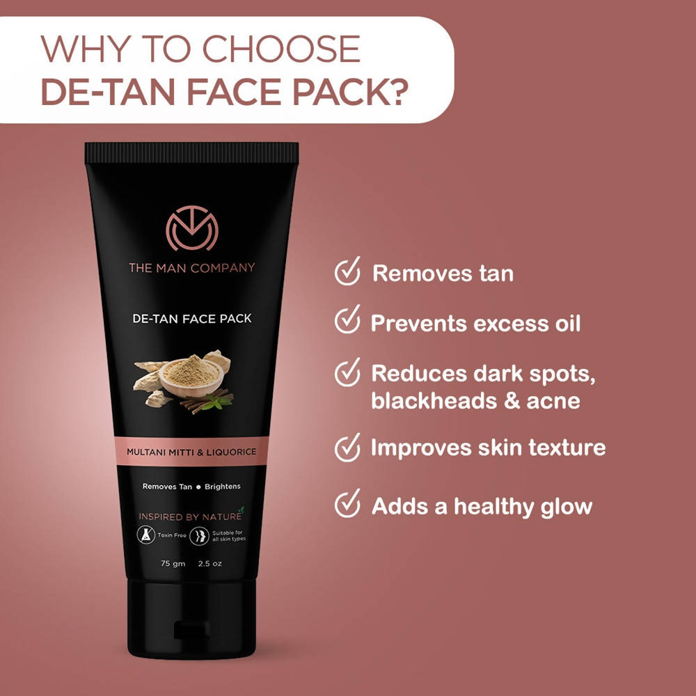 The Man Company De-Tan Face Pack - Drmedicart