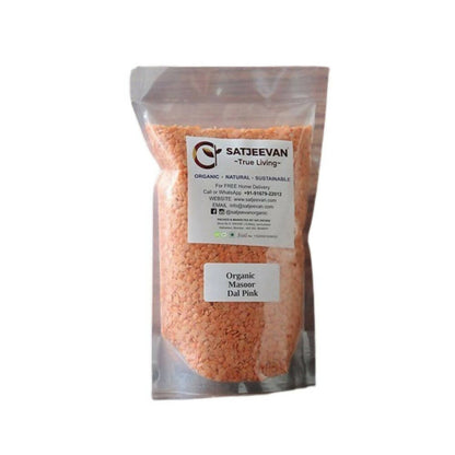 Satjeevan Organic Masoor Dal Pink