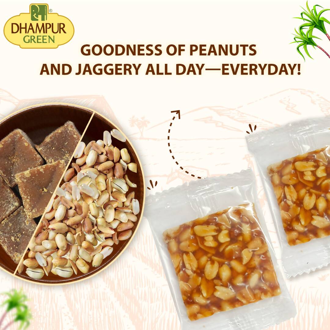 Dhampur Green Peanut Chikki