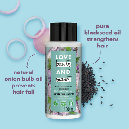 Love Beauty And Planet Onion Shampoo + Hair Mask Combo