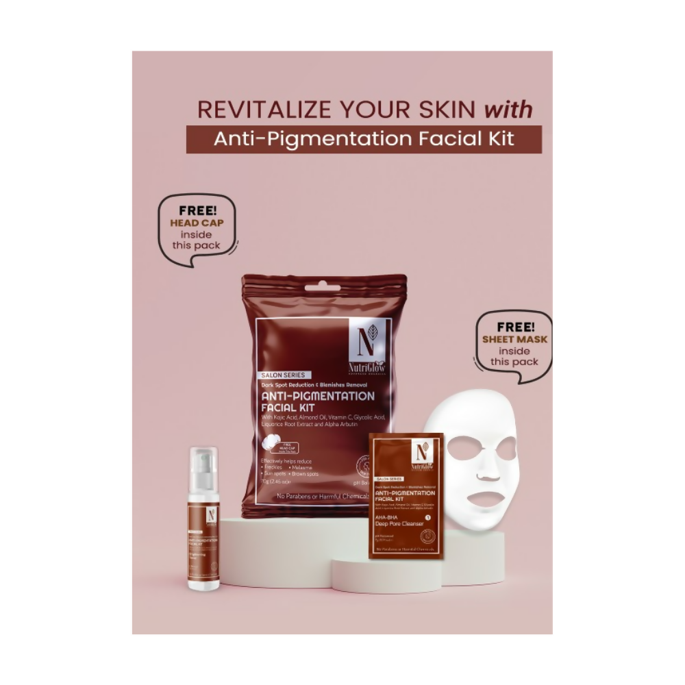 Nutriglow Advanced Organics Unisex Salon Series Anti-Pigmentation Facial Kit