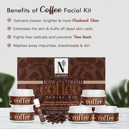 NutriGlow Natural’s Raw Irish Coffee Facial Kit