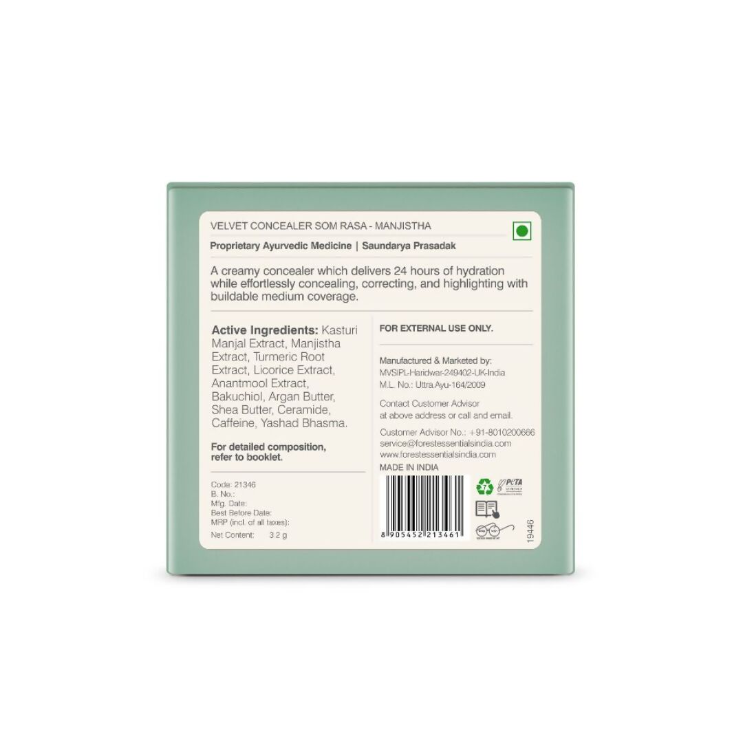 Forest Essentials Som Rasa Velvet Concealer Manjistha - Drmedicart