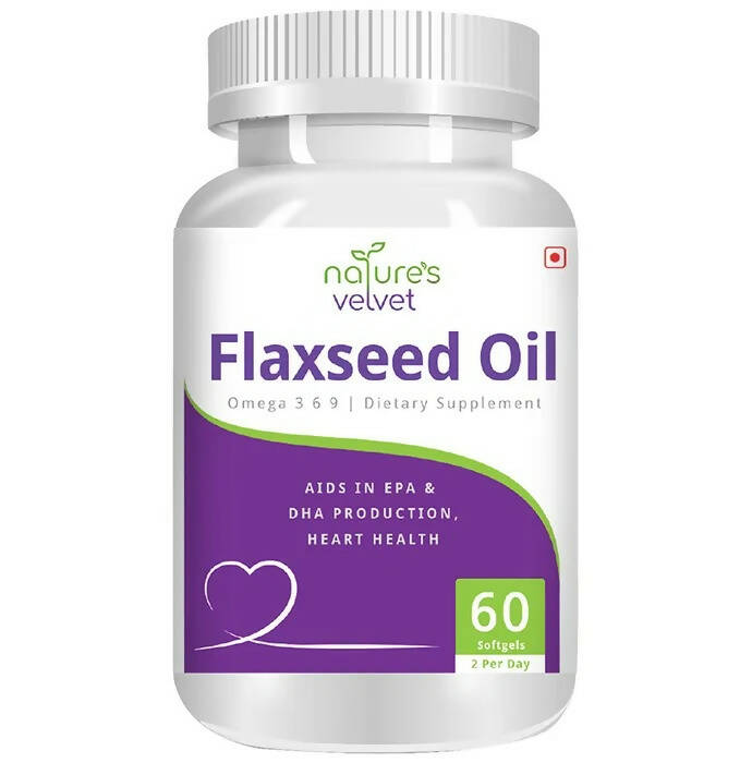 Nature's Velvet Flaxseed Oil Capsules
