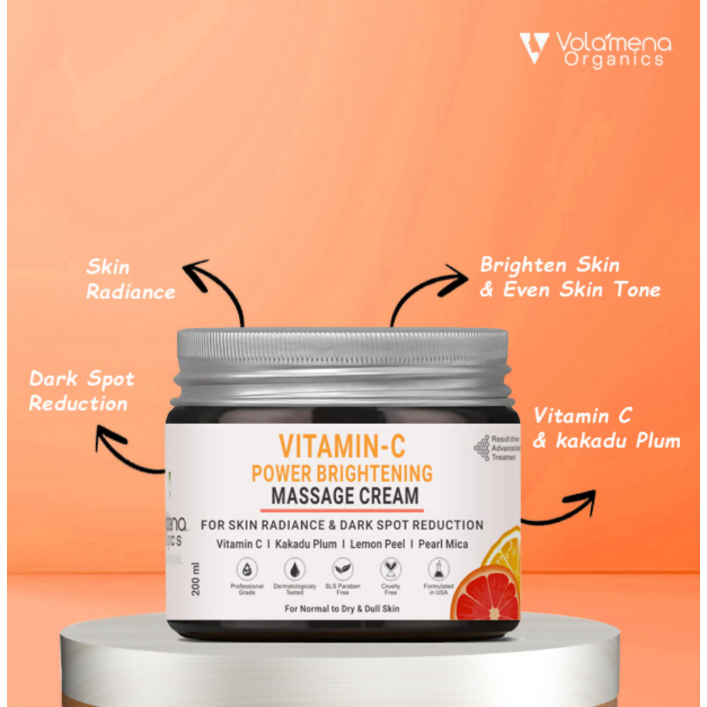 Volamena Organics Vitamin C Power Brightening Massage Cream
