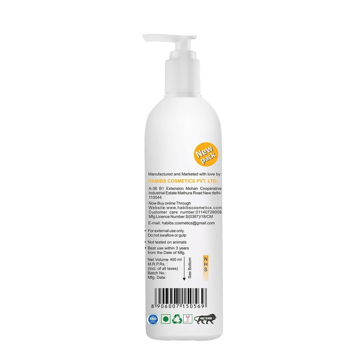 Habibs Professional Hair Shampoo with Arnica To Improve your Scalp Health for Daily Use