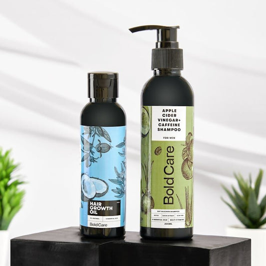 Bold Care DHT Blocker Shampoo & Hair Growth Oil Combo - DrMediCart