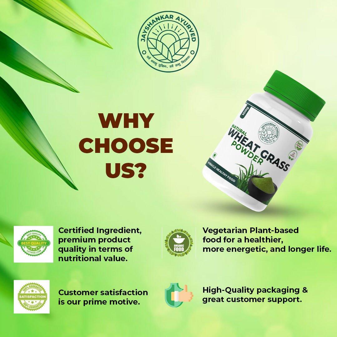Jayshankar Ayurved Wheat Grass Powder