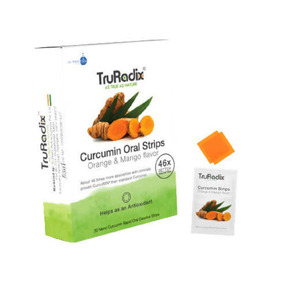 Truradix Curcumin Oral Strips (Orange Mango Flavor)