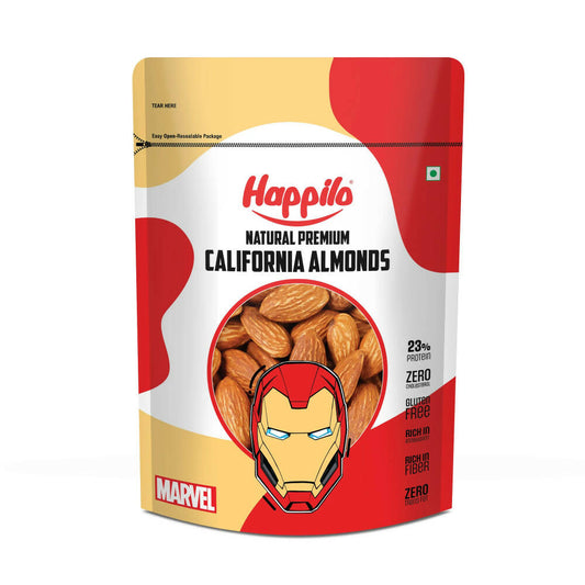 Buy Happilo Marvel Iron Man Edition California Natural Almonds from DrMediCart, Ship from India to USA