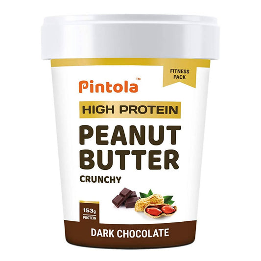 Buy Pintola High Protein Dark Chocolate Crunchy Peanut Butter from DrMediCart