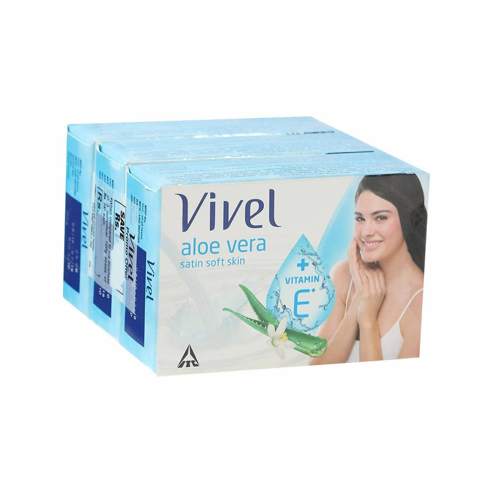 Buy Vivel Aloe Vera Satin Soft Skin Soap from DrMediCart, Ship from India to USA