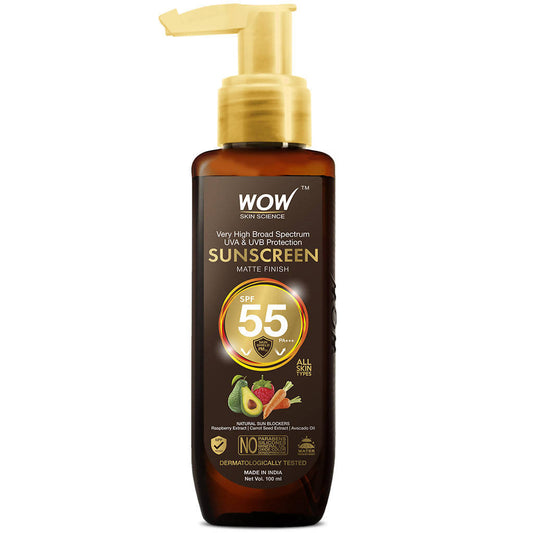 Buy Wow Skin Science Sunscreen Matte Finish - SPF 55 PA++ from DrMediCart, Ship from India to USA
