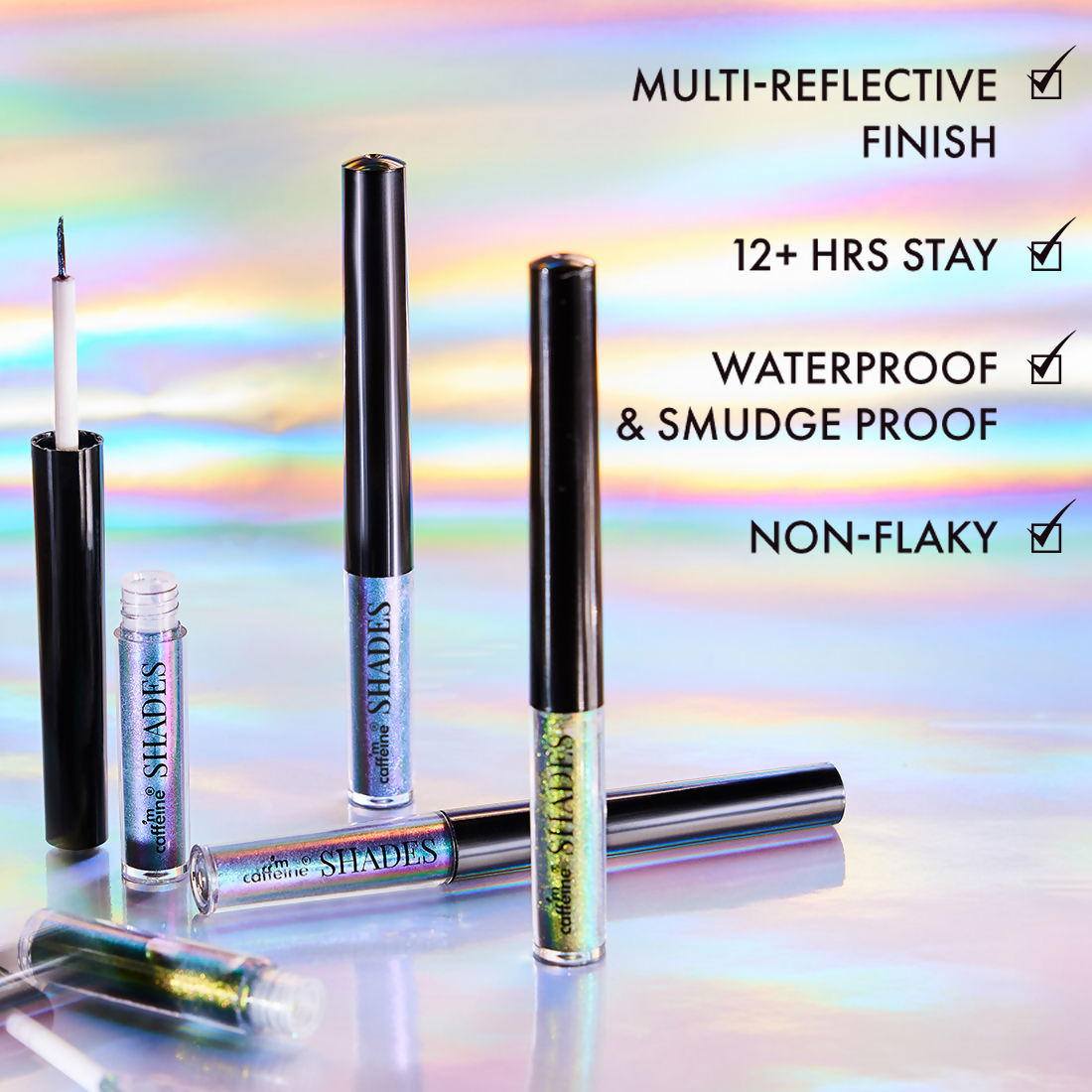 mCaffeine Shades Cosmic Craze Holographic Eyeliner - Prism Shift