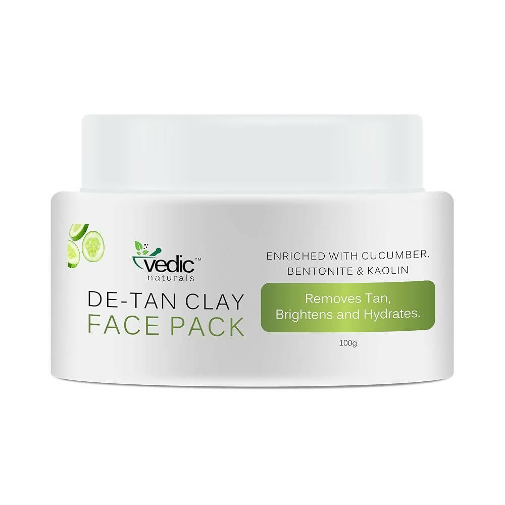 Vedic Naturals De Tan Clay Face Wash