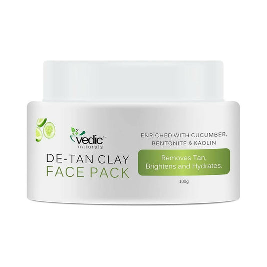 Vedic Naturals De Tan Clay Face Wash