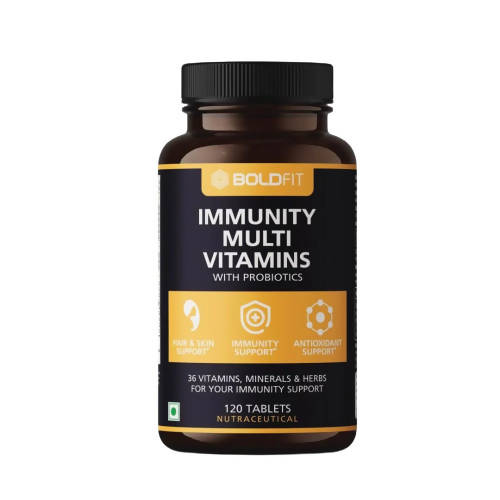 Boldfit Immunity Multi Vitamins with Probiotics Tablets