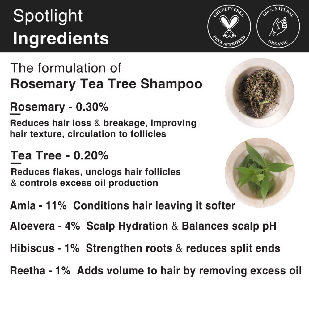 Buy Soulflower Rosemary Tea Tree Shampoo from DrMediCart, Ship from India to USA