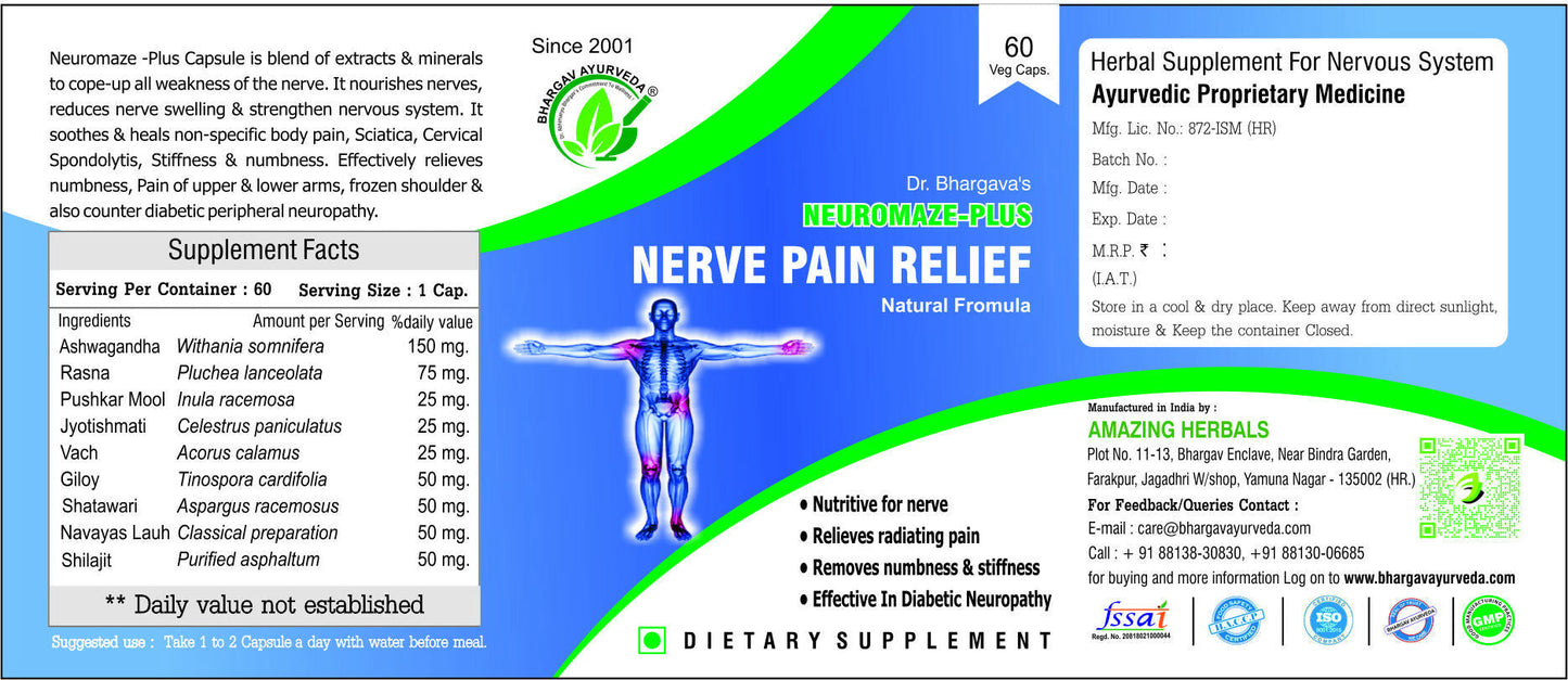 Dr.Bhargav’s Neuromaze-Plus Capsules